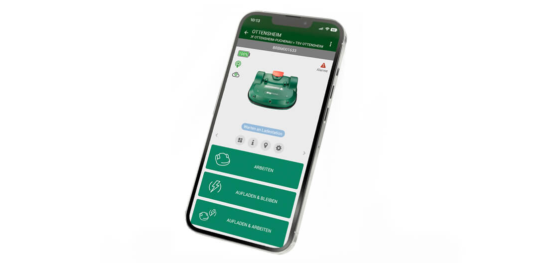 Phone2 geniale Verbindung mit Belrobotics App