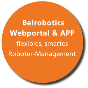 Belrobotics App und Myrobot Webportal